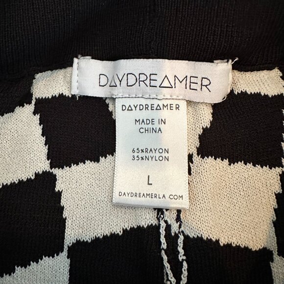 Daydreamer Eclipse Wave Checkered Pant Size Large - Picture 3 of 9